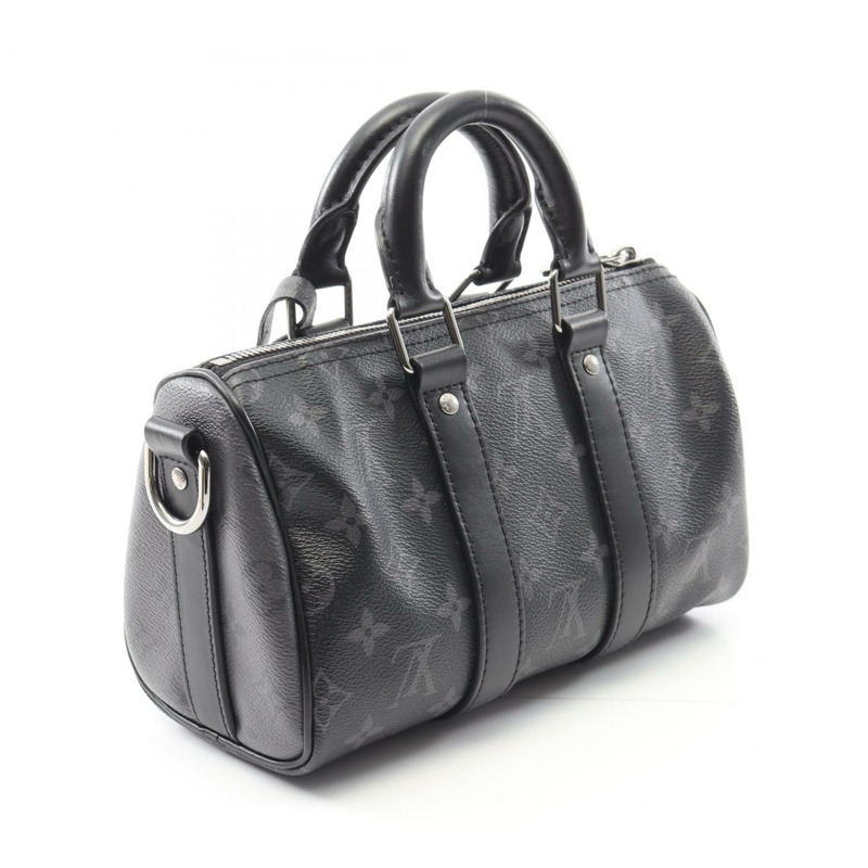 路易威登 Keepall Bandouliere 25 手提包 M46271 Monogram Eclipse 反轉 LV-1