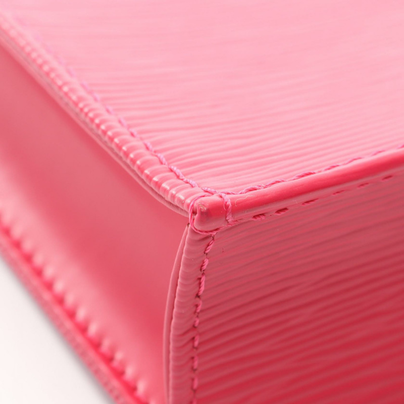 路易威登 Petit Sac Plat 斜背包 M80168 Epi 玫瑰色 Epi 皮革 二手-9