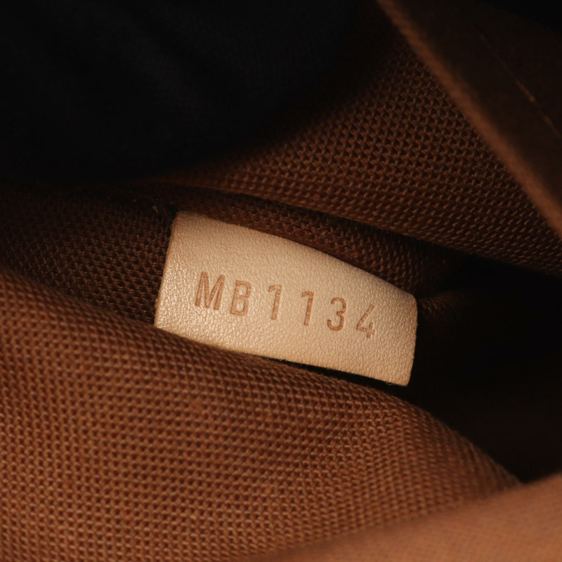 路易威登 Tivoli PM 手提包 M40143 Monogram 帆布皮革棕色二手女士-4