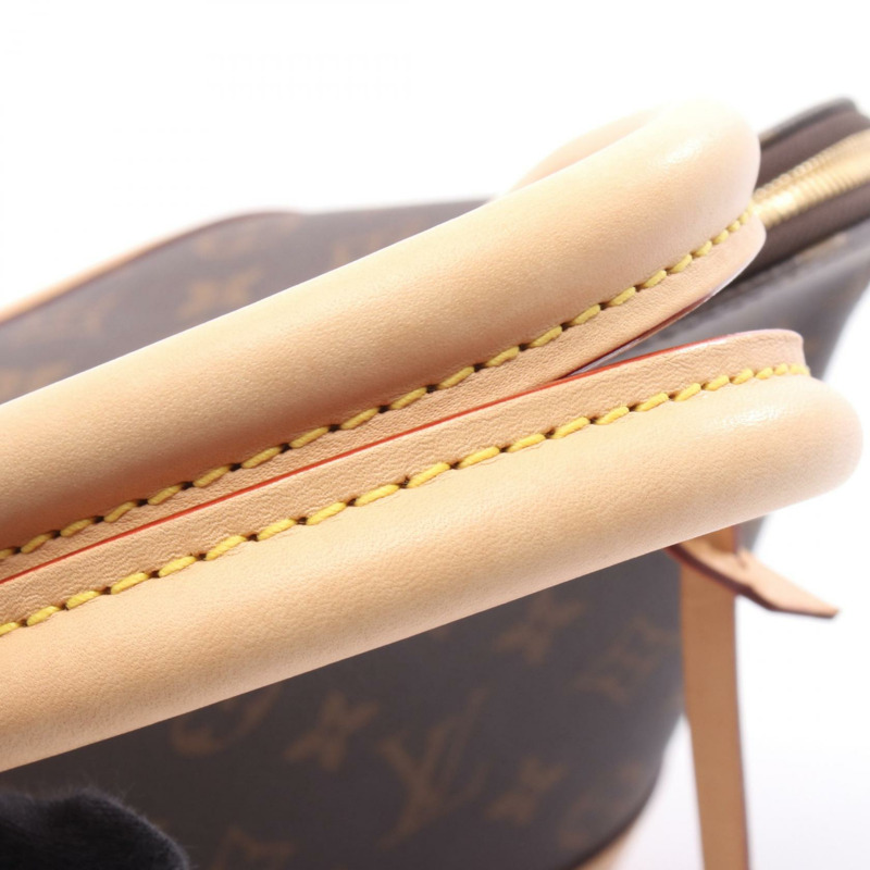 路易威登 Alma 手提包 M53151 Monogram 帆布皮革棕色二手女士-5