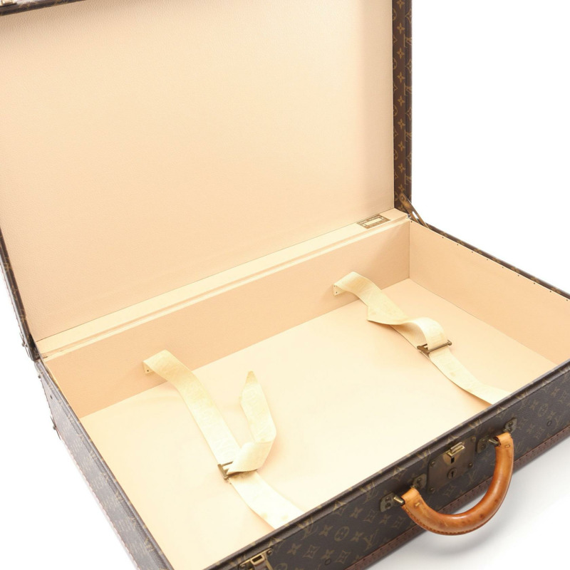 路易威登 Visten 70 Monogram Trunk 旅行箱 M21324 PVC 塗層帆布皮革棕色二手男女通用-2