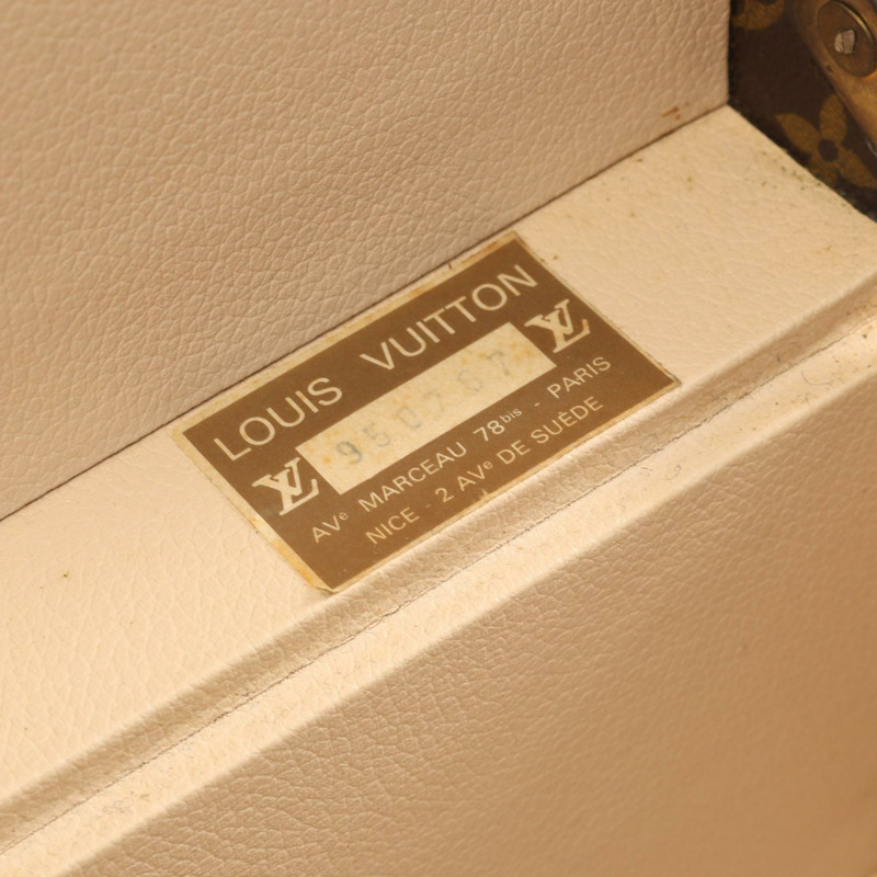 路易威登 Visten 70 Monogram Trunk 旅行箱 M21324 PVC 塗層帆布皮革棕色二手男女通用-4