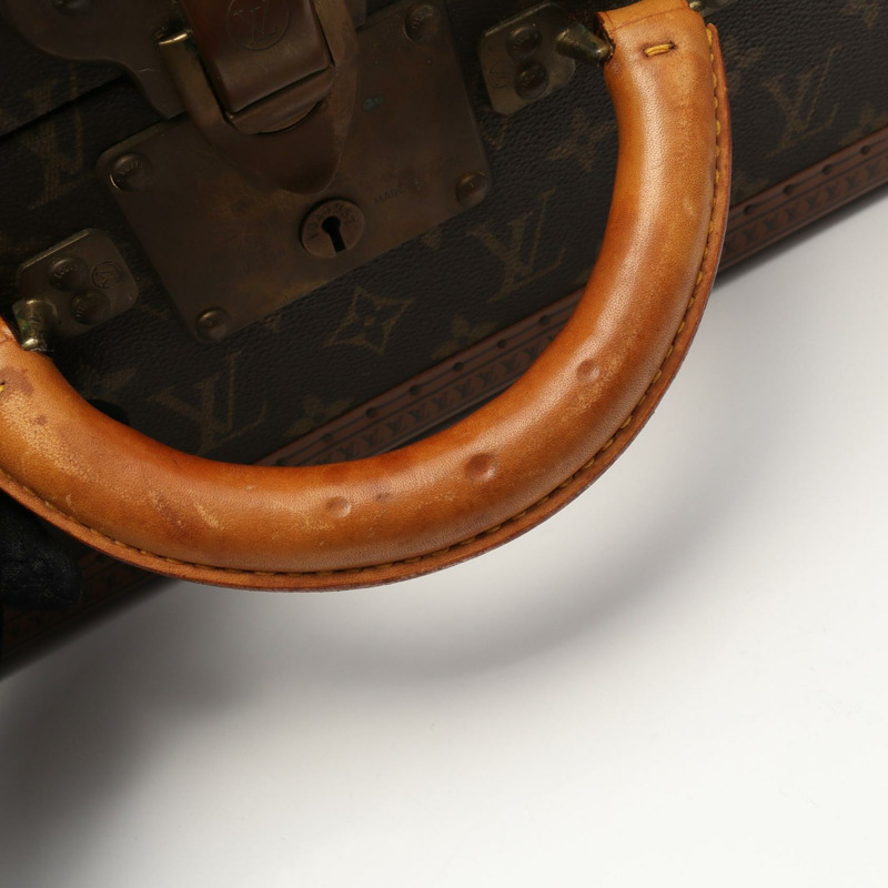 路易威登 Visten 70 Monogram Trunk 旅行箱 M21324 PVC 塗層帆布皮革棕色二手男女通用-5