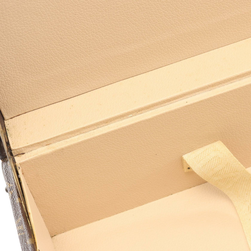 路易威登 Visten 70 Monogram Trunk 旅行箱 M21324 PVC 塗層帆布皮革棕色二手男女通用-7