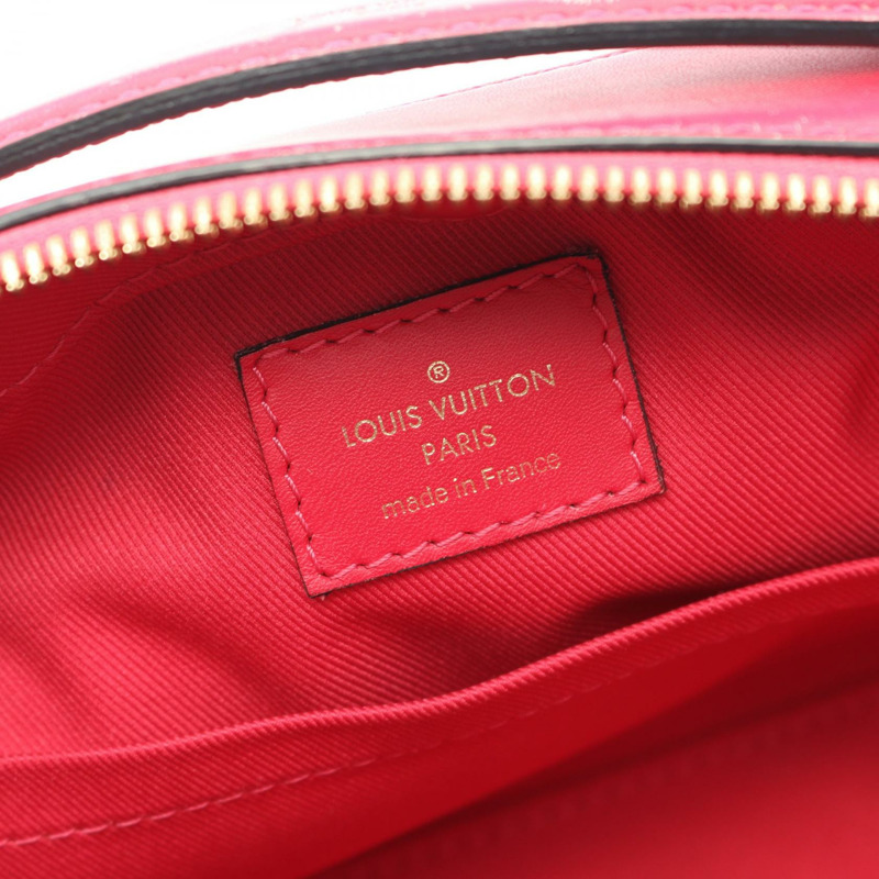 路易威登 Saintonge 單肩包 M43557 Monogram 皮革 棕色小蒼蘭色 二手-3