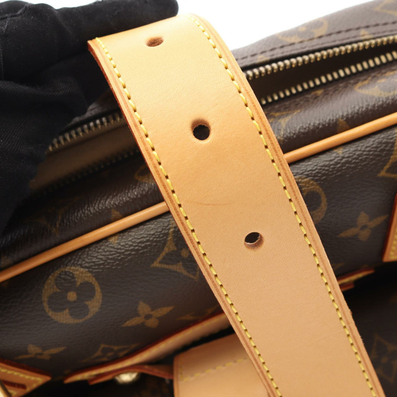 路易威登 Manhattan GM 手提包 M40025 Monogram 帆布皮革棕色二手 LV-7