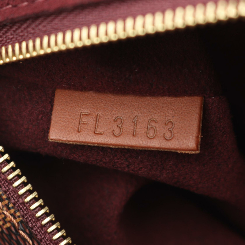 路易威登 Ascot 手提包 N41273 Damier 帆布皮革棕色 Ebene 二手女士-5