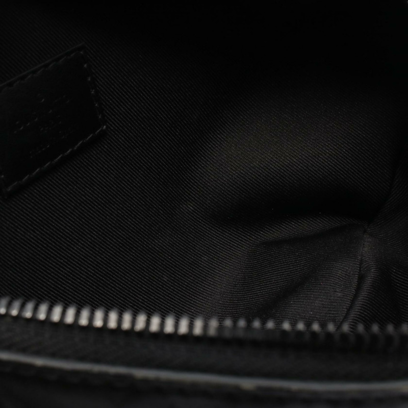 路易威登 Discovery 腰包 PM M46036 Monogram Shadow 皮革 黑色 二手 LV-4