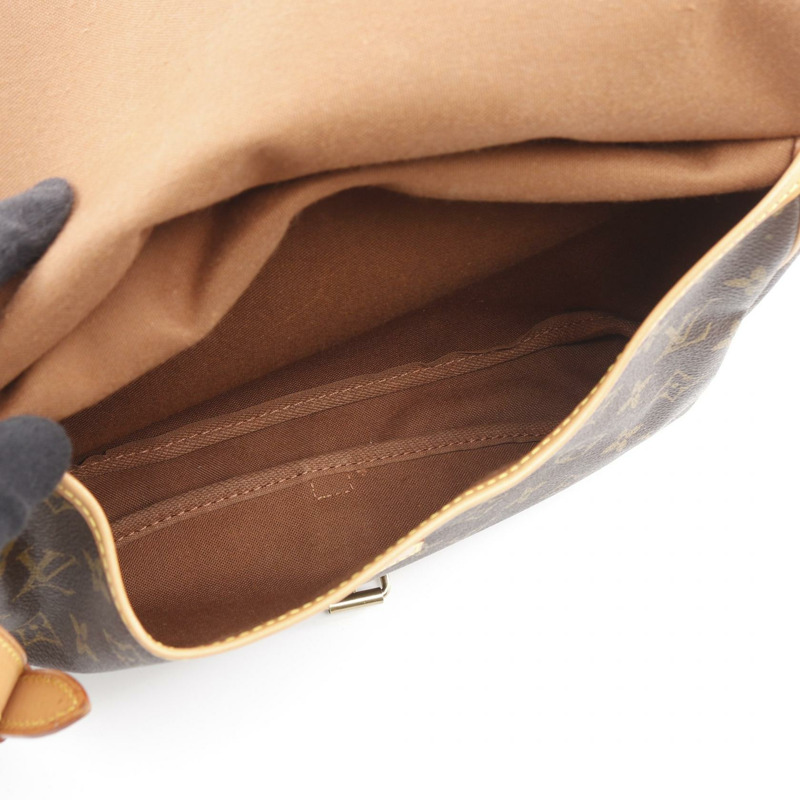 路易威登 Saumur 30 肩挎包 M42256 Monogram 皮革 棕色 LV-3