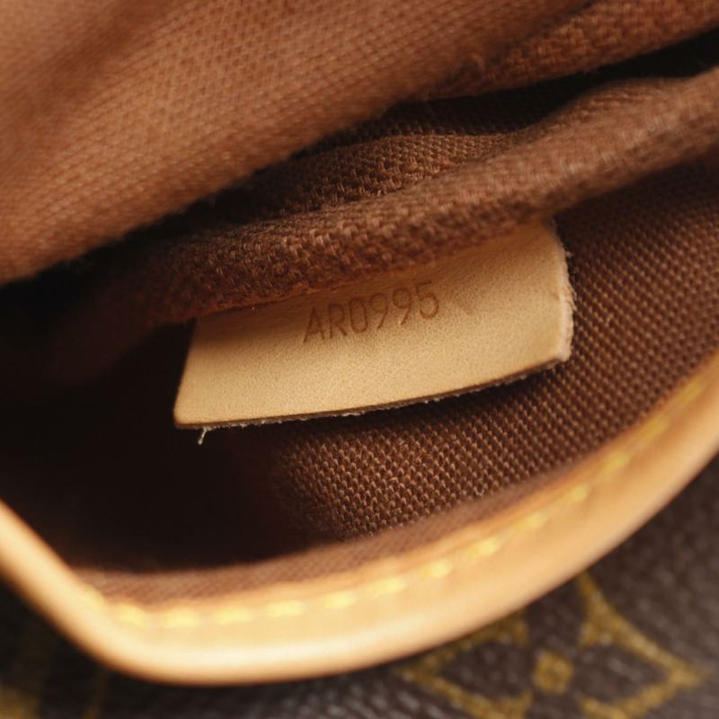 路易威登 Saumur 30 肩挎包 M42256 Monogram 皮革 棕色 LV-5