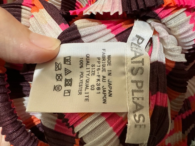 PLEATS PLEASE，橘紅色調長袖秋冬春款四季皆宜，日本製造，尺寸3-7