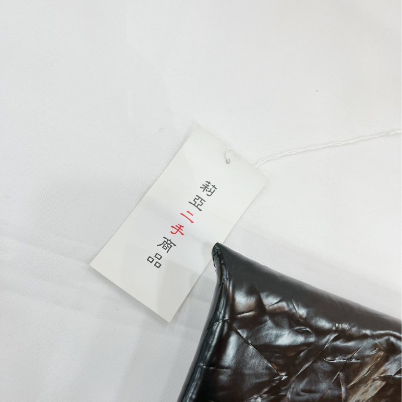 莉亞精品♡BV 701266手拿包 黑綠 二手-9