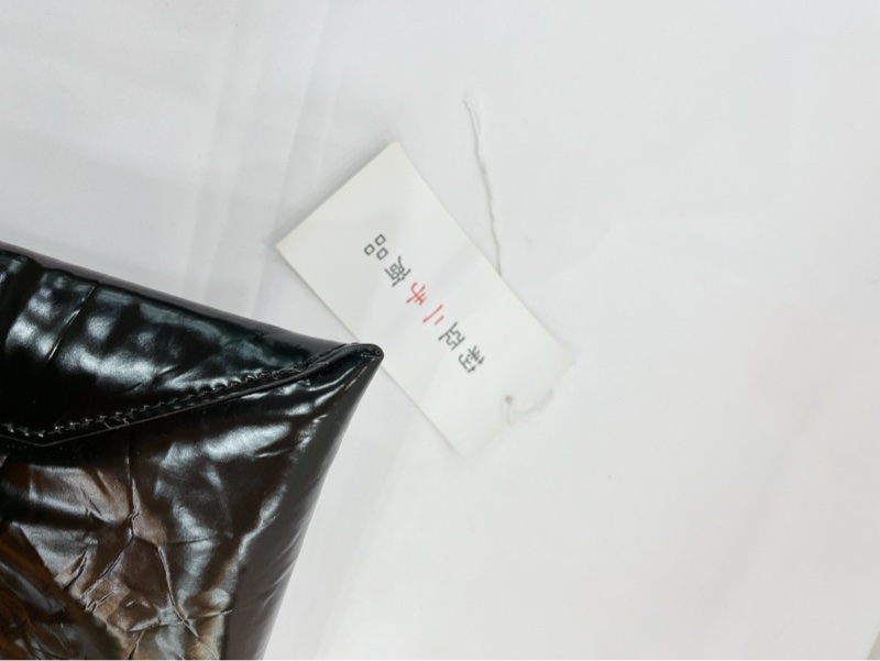 莉亞精品♡BV 701266手拿包 黑綠 二手-11