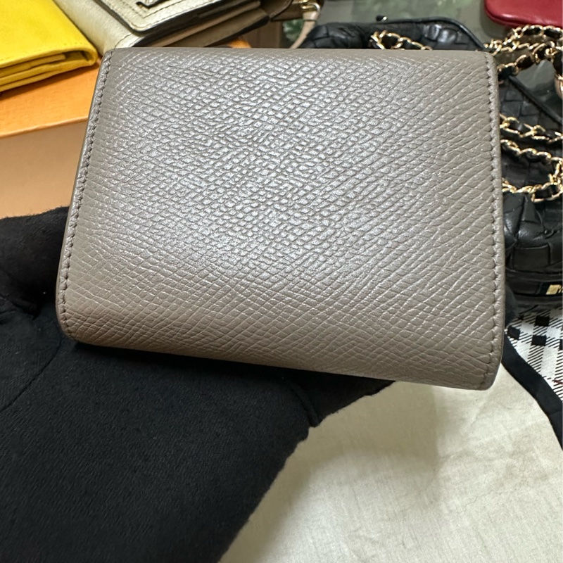 CELINE  大象灰短夾-6