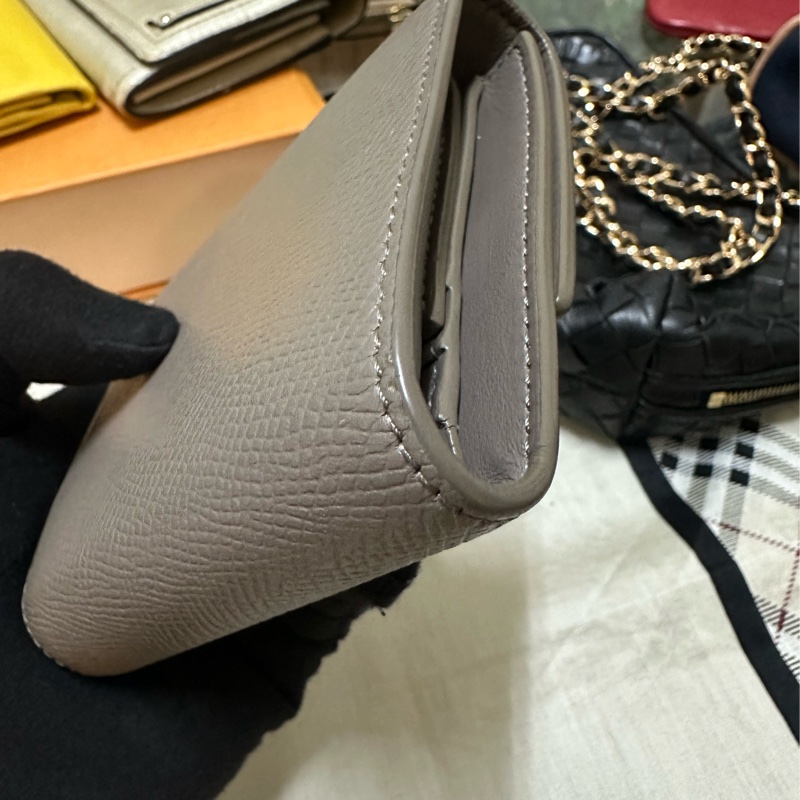 CELINE  大象灰短夾-10