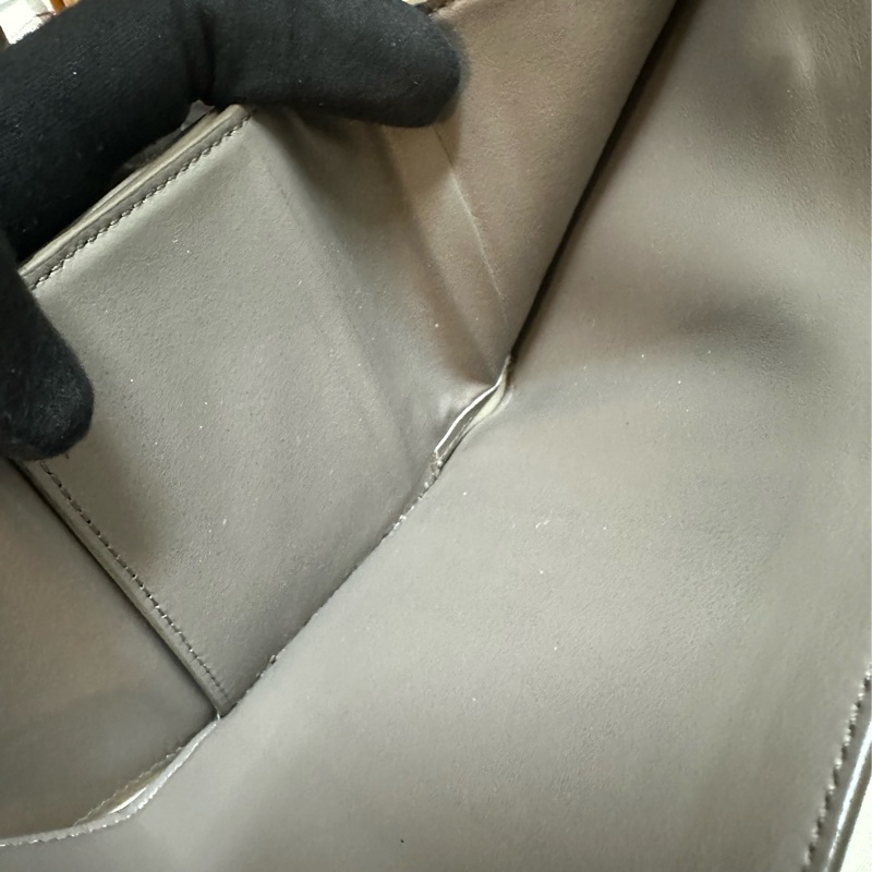 CELINE  大象灰短夾-11