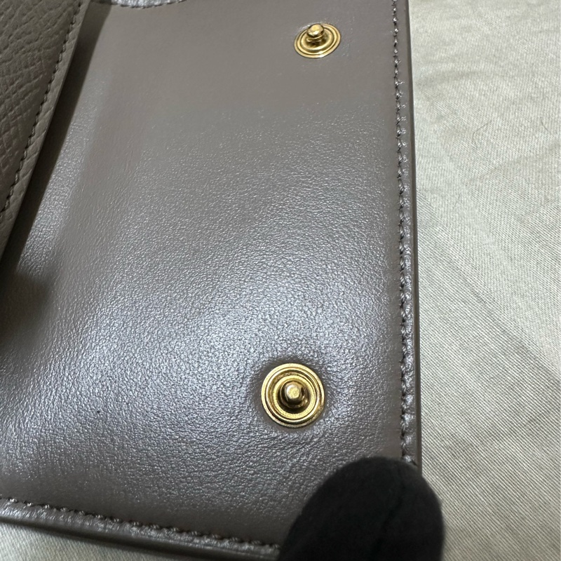 CELINE  大象灰短夾-14