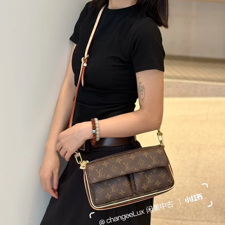 莉亞精品♡LV m46999 新款駱駝包 二手-3