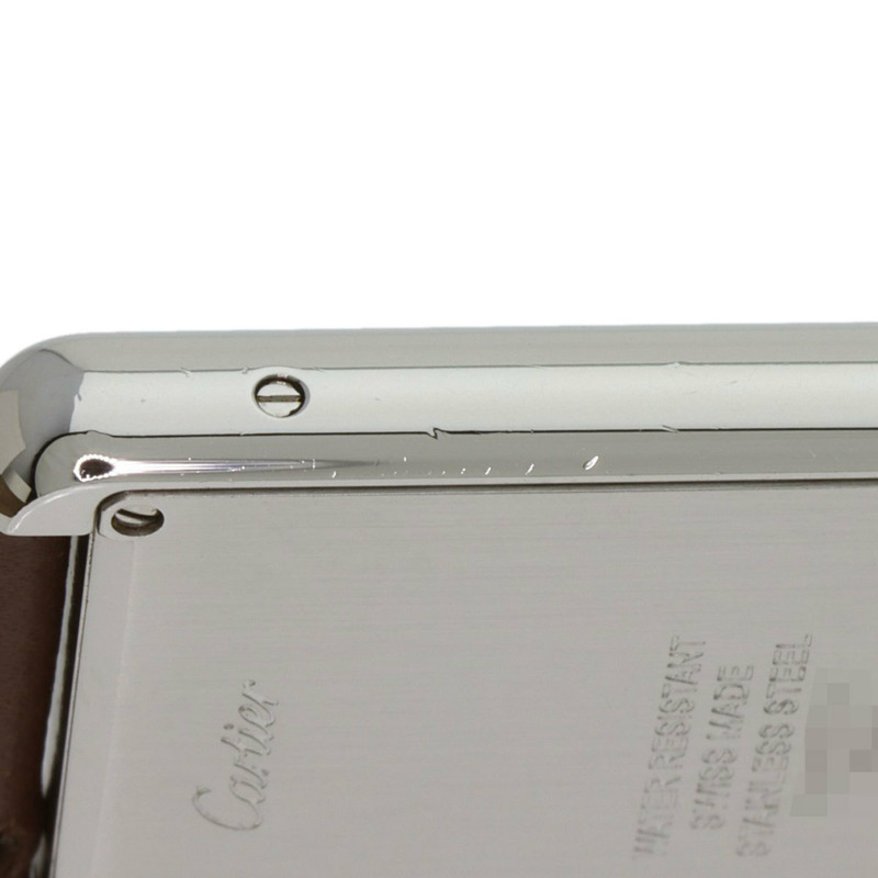 卡地亞 Tank Solo LM WSTA0028 男士精鋼及皮革腕錶-17