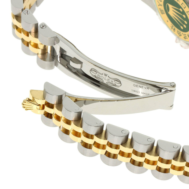 勞力士 179173G Datejust 10P 鑲鑽精鋼腕錶（18K黃金）女士款-7