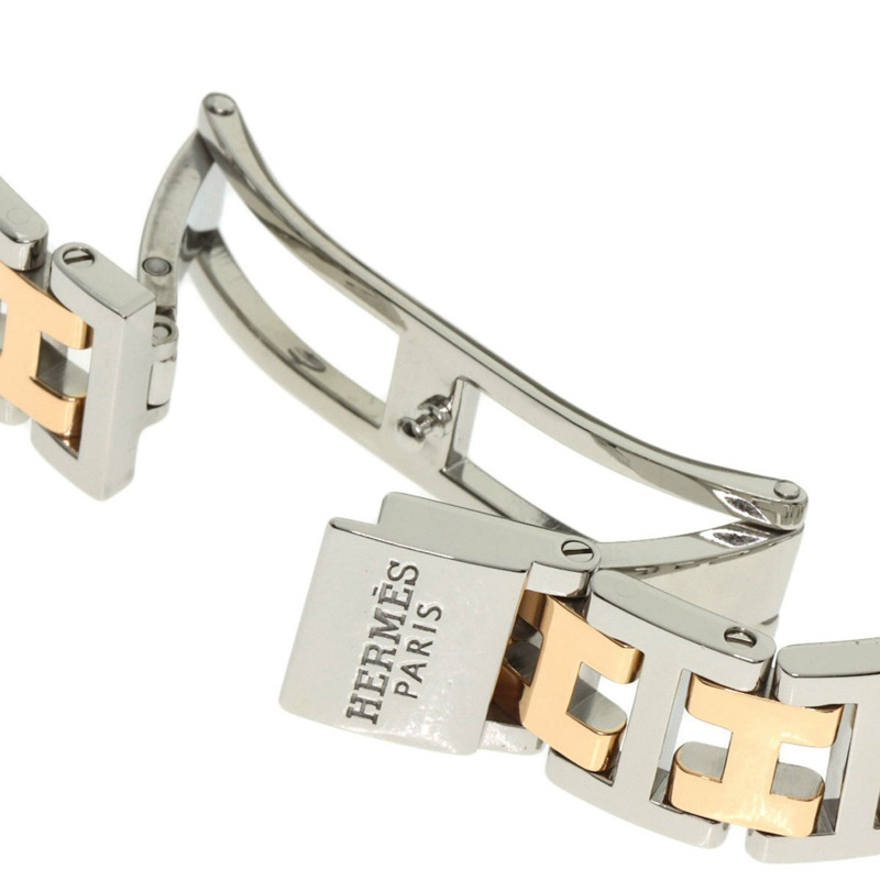 愛馬仕 CL4.221 Clipper Nacle 不鏽鋼腕錶，SSxGP，女士款-7