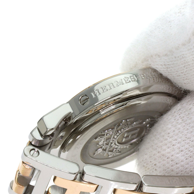 愛馬仕 CL4.221 Clipper Nacle 不鏽鋼腕錶，SSxGP，女士款-11