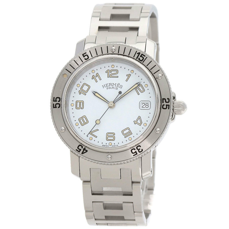 愛馬仕 CL7.710 Clipper 潛水錶，不鏽鋼材質，男款-0