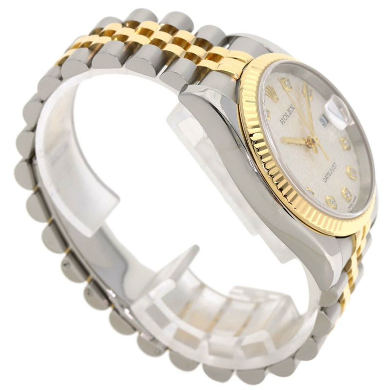 Rolex 116233G Datejust 10P 鑲鑽腕錶，不鏽鋼 SSx18KYG，18KYG，男士腕錶-1