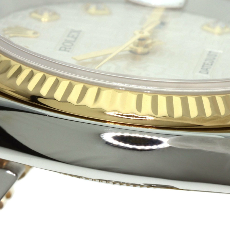 Rolex 116233G Datejust 10P 鑲鑽腕錶，不鏽鋼 SSx18KYG，18KYG，男士腕錶-12