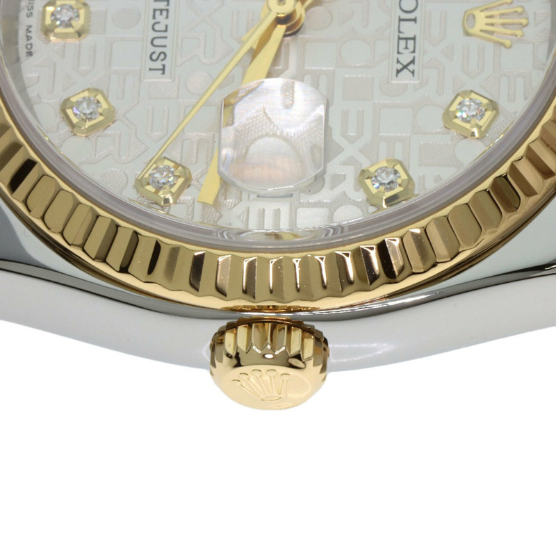 Rolex 116233G Datejust 10P 鑲鑽腕錶，不鏽鋼 SSx18KYG，18KYG，男士腕錶-15