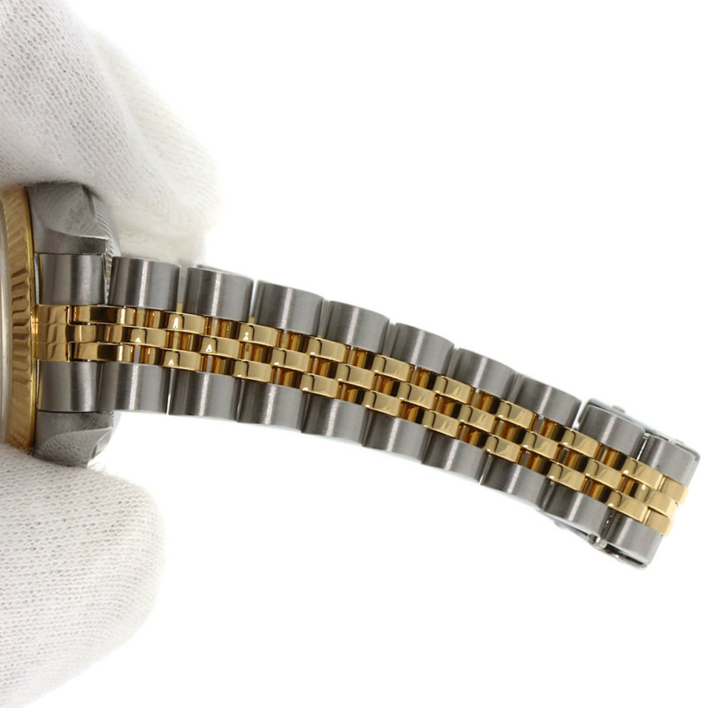 勞力士 79173G Datejust 10P 鑲鑽腕錶，不鏽鋼 SSx18KYG，18KYG，女款-8