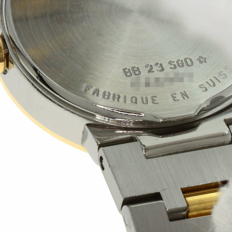 寶格麗 BB23SGD 女士精鋼腕錶，18K黃金材質-21