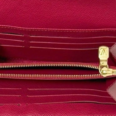 Louis Vuitton Sarah 老花長夾 紅內襯-11