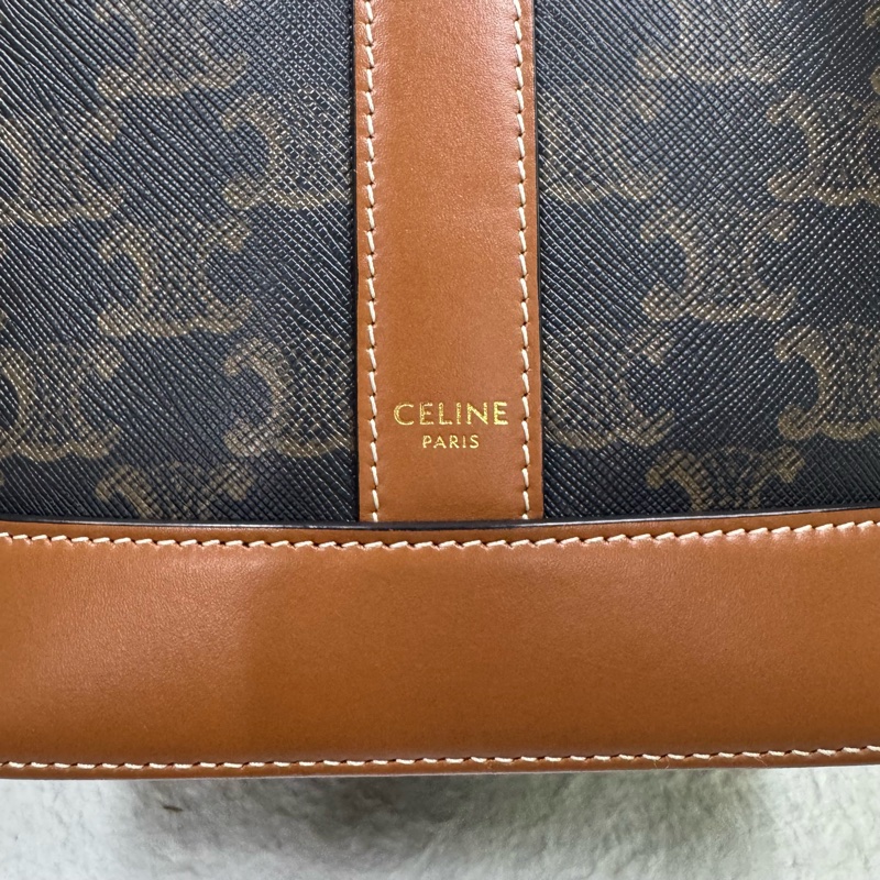 Celine 凱旋門老花經典水桶單小號肩包-4