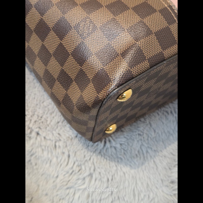Louis Vuitton  LV Jersey 粉色拼棋盤格 肩背包 斜背包 手提包 托特包 媽媽包-31