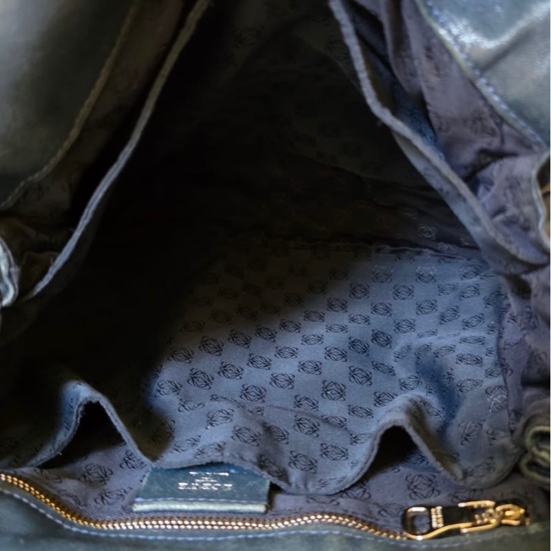 【LA LUNE】絕版古董包 Loewe Flamenco 流蘇中古包 單肩包 皮革包 斜背復古二手包-9