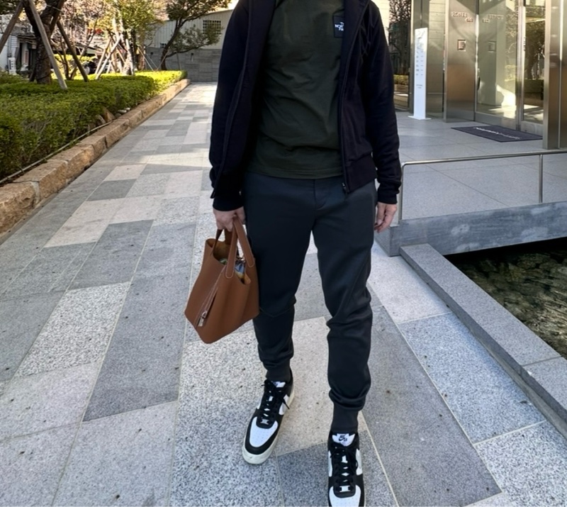 (近全新）Hermes愛馬仕 低調質感縮口棉褲-9