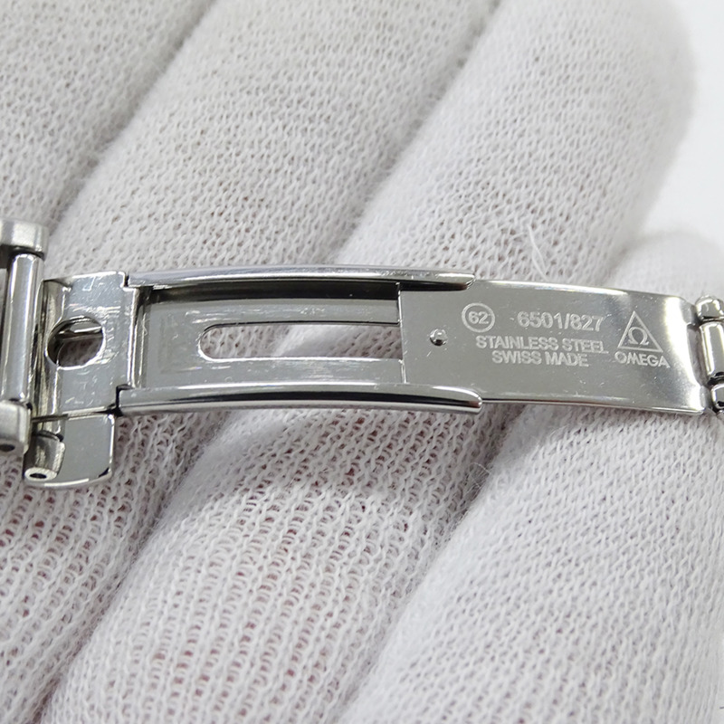 歐米茄海馬系列潛水錶 213.30.28.61.01.001 女士專業300公尺潛水錶，附日期顯示，石英機芯，不鏽鋼錶殼，銀/黑色，拋光處理-4