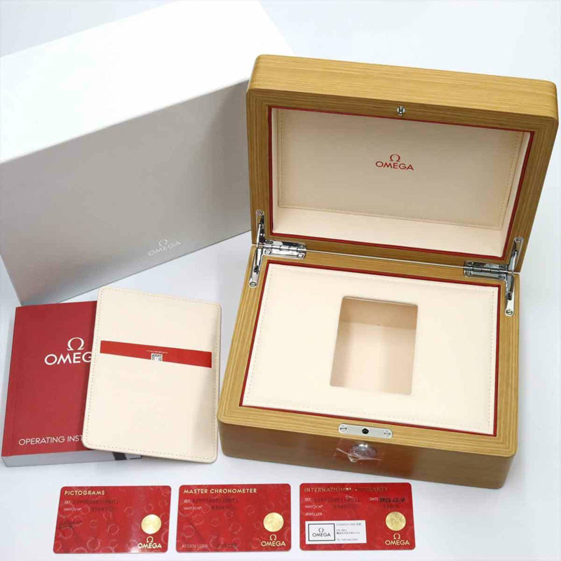 歐米茄超霸系列計時錶同軸至臻天文台錶 329 92 43 51 10 001 男士腕錶 棕色青銅金手動上鍊-1