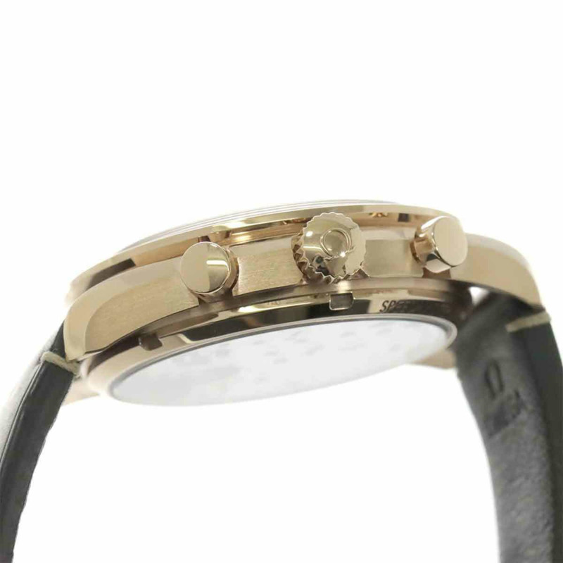 歐米茄超霸系列計時錶同軸至臻天文台錶 329 92 43 51 10 001 男士腕錶 棕色青銅金手動上鍊-5