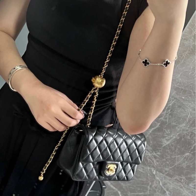 「M.Y精品」「全新」小香 23K金球20 coco20 大mini 金釦 cf20送禮🉑 台灣購證發票正本-2