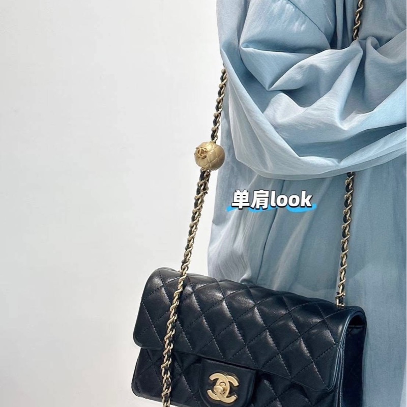 「M.Y精品」「全新」小香 23K金球20 coco20 大mini 金釦 cf20送禮🉑 台灣購證發票正本-4