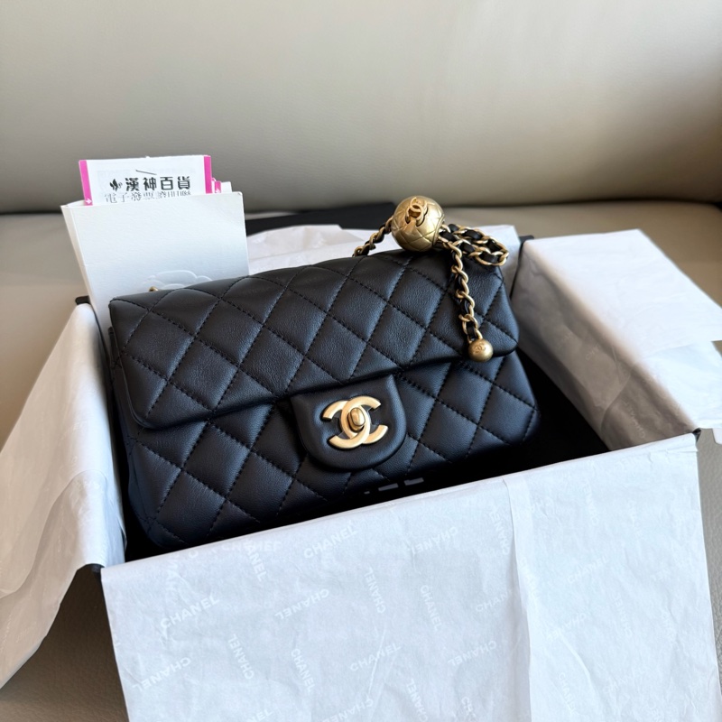 「M.Y精品」「全新」小香 23K金球20 coco20 大mini 金釦 cf20送禮🉑 台灣購證發票正本-6