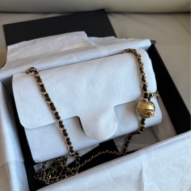 「M.Y精品」「全新」小香 23K金球20 coco20 大mini 金釦 cf20送禮🉑 台灣購證發票正本-7