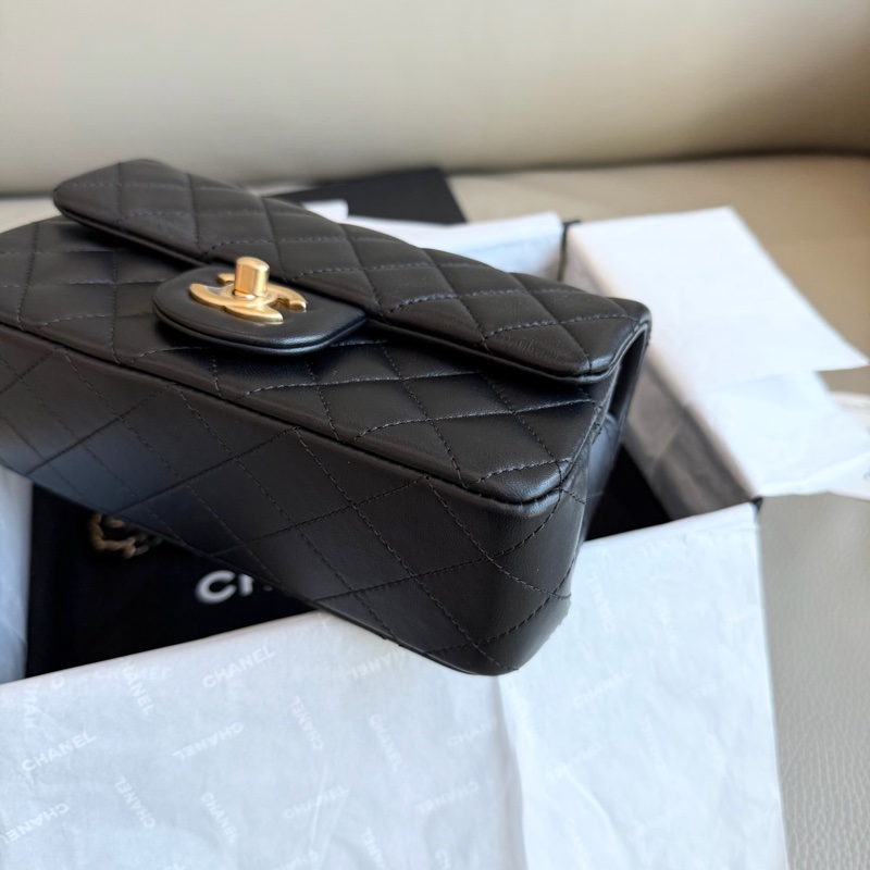 「M.Y精品」「全新」小香 23K金球20 coco20 大mini 金釦 cf20送禮🉑 台灣購證發票正本-11