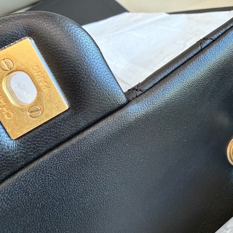 「M.Y精品」「全新」小香 23K金球20 coco20 大mini 金釦 cf20送禮🉑 台灣購證發票正本-17