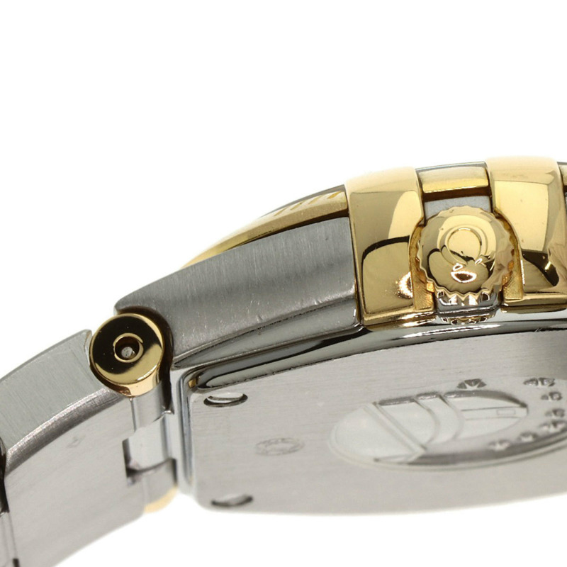 歐米茄 123.20.24.60.55.002 星座系列 12P 鑲鑽腕錶，不鏽鋼材質，SSx18K黃金，女款-9