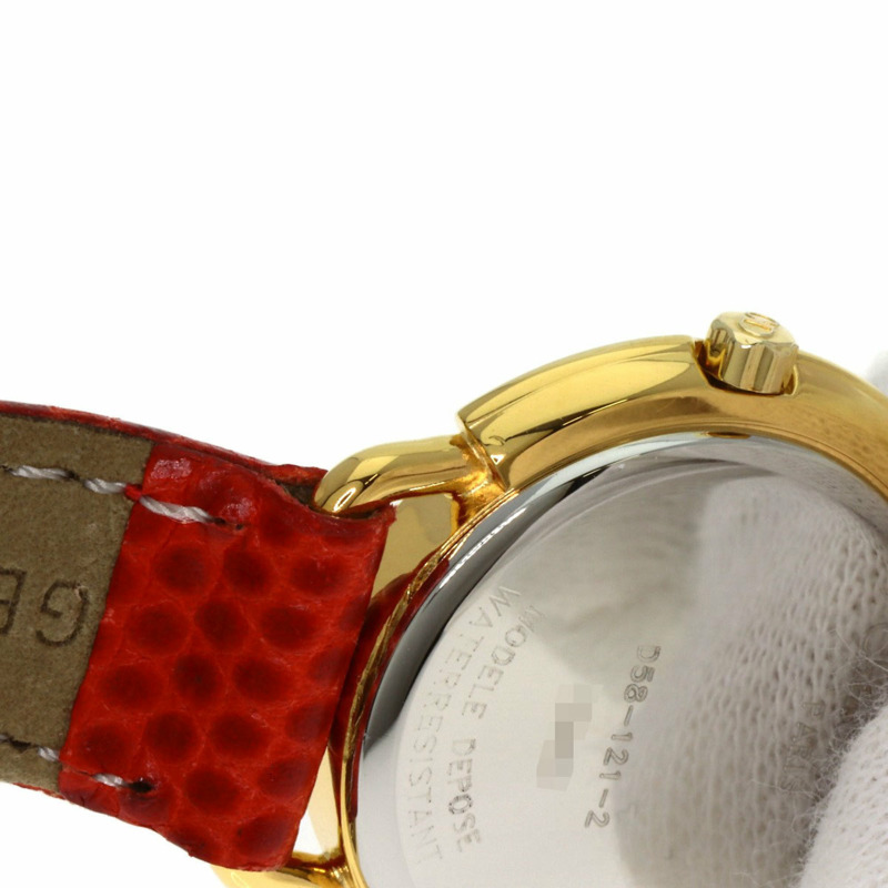 Christian Dior D58-121-2 女士圓形錶盤不鏽鋼皮革腕錶-16