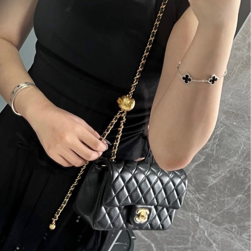 「M.Y精品」「全新」小香 24K金球20 coco20 大mini 金釦 cf20 送禮🎁-3