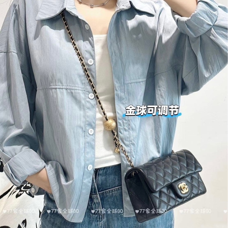 「M.Y精品」「全新」小香 24K金球20 coco20 大mini 金釦 cf20 送禮🎁-4